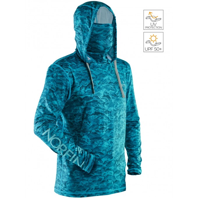 Джемпер NORFIN SUN PRO MARLIN HOODIE GREEN р.XXL 132205-XXL
